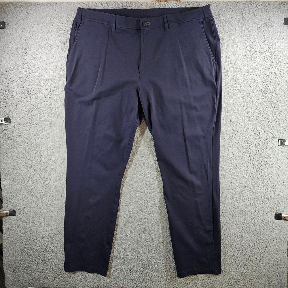 Public Rec All Day Every Day Pants Mens 42x32 Navy Blue Stretch Chino Trousers
